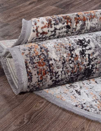 Турецкий ковер ROXANNE-17163-L-GREY-D-GREY-OVAL