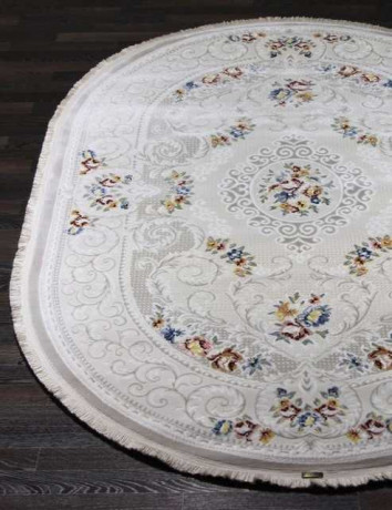 Турецкий ковер TRUVA-08325A-BEIGE-BEIGE-OVAL