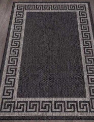 Ковёр VEGAS-S002-BLACK-GRAY-STAN