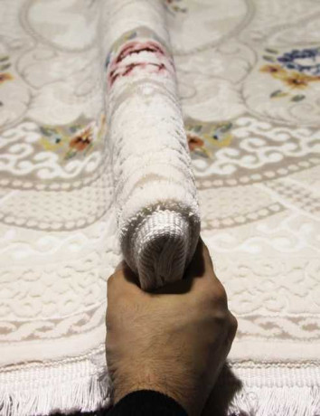 Турецкий ковер TRUVA-08326A-BEIGE-BEIGE-OVAL