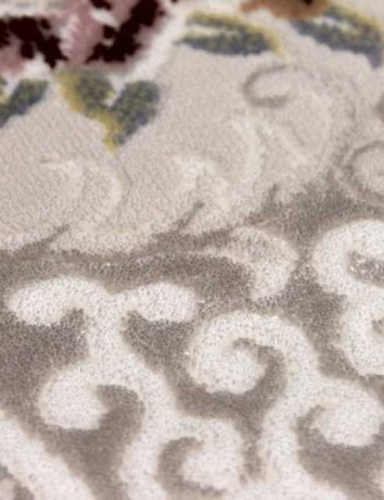 Турецкий ковер TRUVA-08326A-BEIGE-BEIGE-OVAL