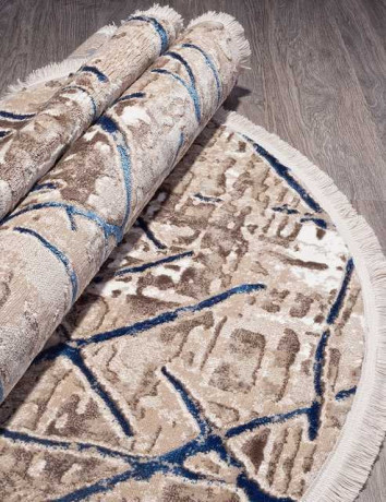 Турецкий ковер REGINA-O0280-035-NAVY-OVAL