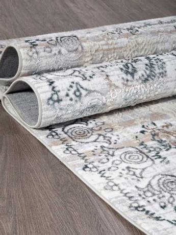 Турецкий ковер PERU-D008A-D-GREY-SHIRINK-GREY-FDY-STAN