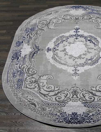 Турецкий ковер PACHA-07837G-POLY-C-GRI-POLY-C-OVAL