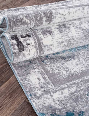 Турецкий ковер SATINE-S107B-KOYU-GREY-COKEN-BLUE-STAN