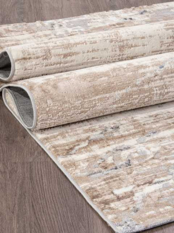 Турецкий ковер PERU-D038A-D-GREY-SHIRINK-BLUE-FDY-STAN