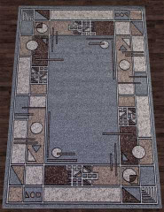 Ковёр SIERRA ALBINA-3-BLUE-BROWN-STAN