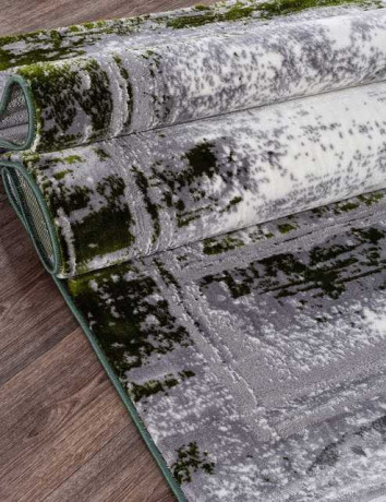 Турецкий ковер SATINE-S107B-KOYU-GREY-COKEN-GREEN-STAN