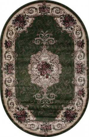 Ковёр COLIZEY-D467-GREEN-OVAL
