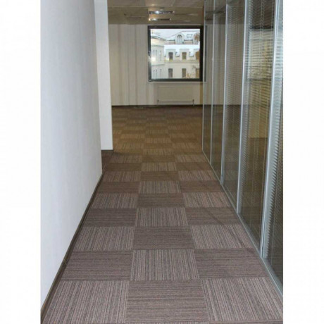 Ковровая Плитка Stripe (Страйп) 189 Черный-Серый