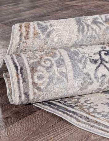 Турецкий ковер EFES-G545D-WHITE-D-VIZON-OVAL