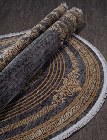 Турецкий ковер MILANO-21071Y-D-GREY-L-YELLOW-DAIRE