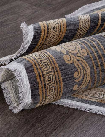 Турецкий ковер MILANO-21071Y-D-GREY-L-YELLOW-DAIRE