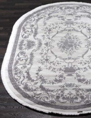 Турецкий ковер TRUVA-08330G-GREY-GREY-OVAL