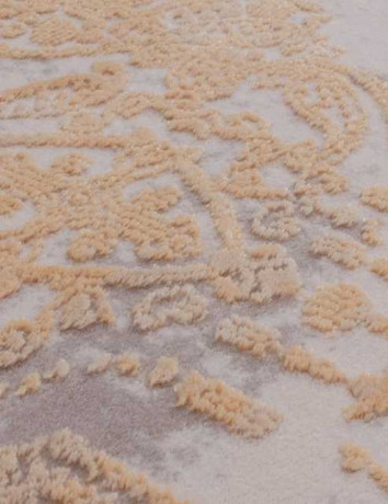 Турецкий ковер JADORE-0651F-L-GREY-COKME-L-GRE-STAN