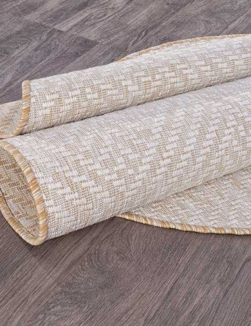 Ковёр VEGAS-S115-CREAM-OVAL