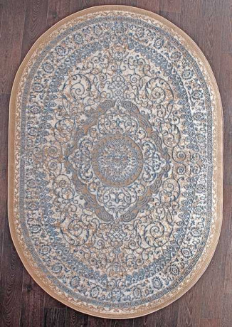 Турецкий ковер STYLE-ML002-031-BLUE-OVAL