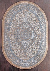Турецкий ковер STYLE-ML002-031-BLUE-OVAL