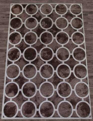 Ковёр SIERRA D713-BROWN-CREAM-STAN