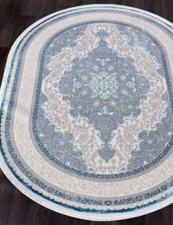 Турецкий ковер ALFANI-0T249RG-BLUE-OVAL