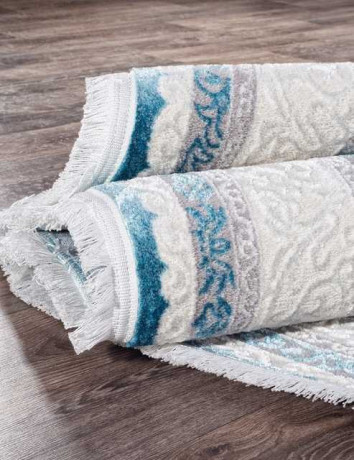 Турецкий ковер ALFANI-0T249RG-BLUE-OVAL