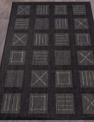 Ковёр VEGAS-S003-BLACK-STAN