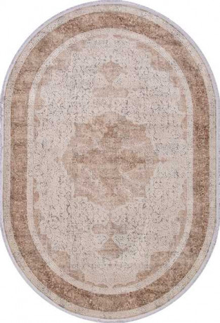 Турецкий ковер ATLAS-9315-BEIGE-BEIGE-OVAL