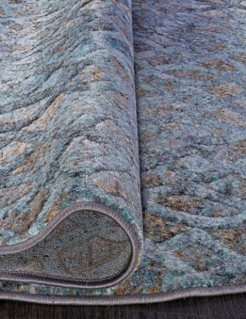 Ковёр MATRIX D563-BEIGE-BLUE-OVAL