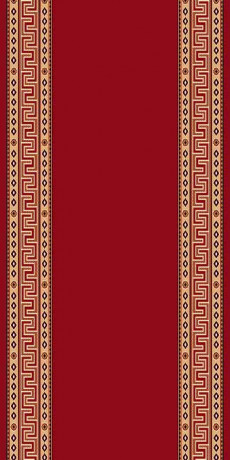 Ковровая дорожка (тканная) Diana 10 красный