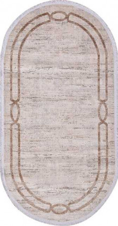 Турецкий ковер ATLAS-9316-BEIGE-BEIGE-OVAL