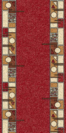 Ковровая дорожка (тканная) Diana 4 зеленый