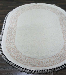 Турецкий ковер HUNKAR-07902A-PINK-PINK-OVAL