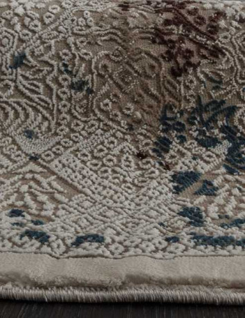 Турецкий ковер QUANTUM-03010B-BROWN-BROWN-OVAL