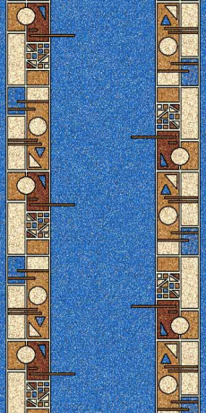 Ковровая дорожка (тканная) Diana 4 красный