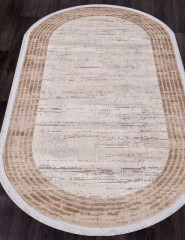 Турецкий ковер ATLAS-9317-BEIGE-BEIGE-OVAL