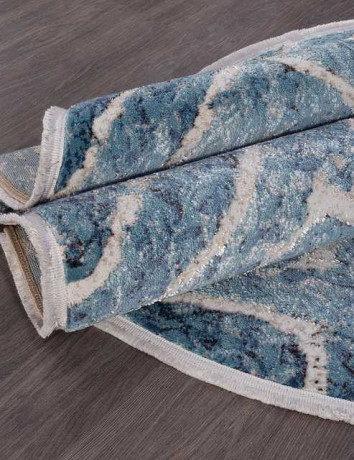 Ковёр MOROCCO-D856-BLUE-OVAL