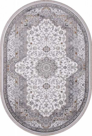 Турецкий ковер CASABLANKA-9755A-WHITE-OVAL