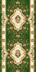 Ковровая дорожка (тканная) Diana 5 зеленый