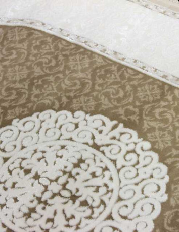 Турецкий ковер HUNKAR-07908A-BROWN-BROWN-OVAL