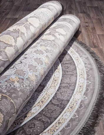 Иранский ковер FARSI 1200 G258-GRAY-OVAL