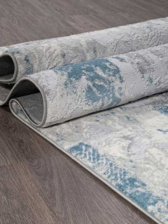 Турецкий ковер VALENTINO-M018A-D-GREY-SHRINK-L-BLUE-HEATSET-STAN