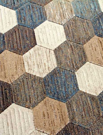 Ковёр MATRIX D579-BEIGE-BLUE