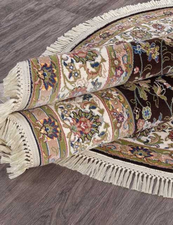 Ковёр ARAVIA-5471-BROWN-CREAM-OVAL