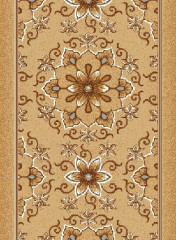 Дорожка паласная Медальон Бежевый