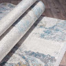 Турецкий ковер OLIMPOS-M456B-CREAM-BLUE-OVAL
