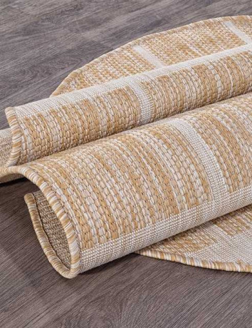 Ковёр VEGAS-S004-BEIGE-OVAL