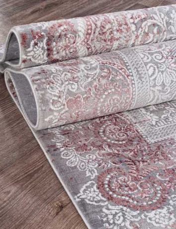 Турецкий ковер DIOR-5885C-GREY-PINK-STAN