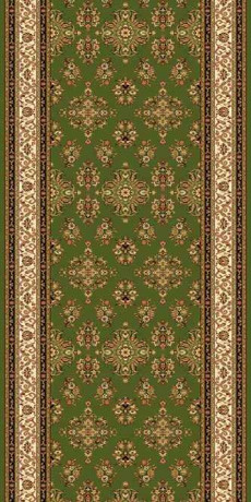 Ковровая дорожка (тканная) Valencia 15 зеленый