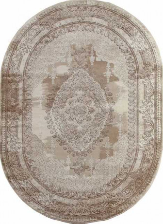 Турецкий ковер ARMINA-03704A-BROWN-BROWN-OVAL