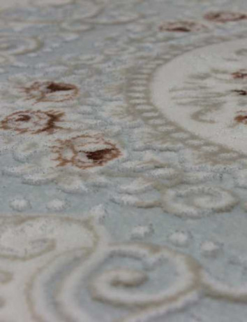 Турецкий ковер HUNKAR-07926T-BLUE-BLUE-OVAL